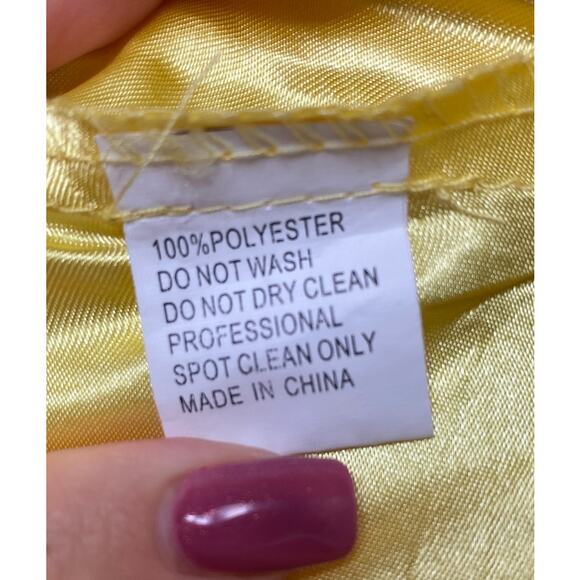 MAC DUGGAL DRESS GOWN 10 YELLOW BRIDESMAID FORMAL EVENING EVENT WEDDING GUEST - Picture 7 of 16